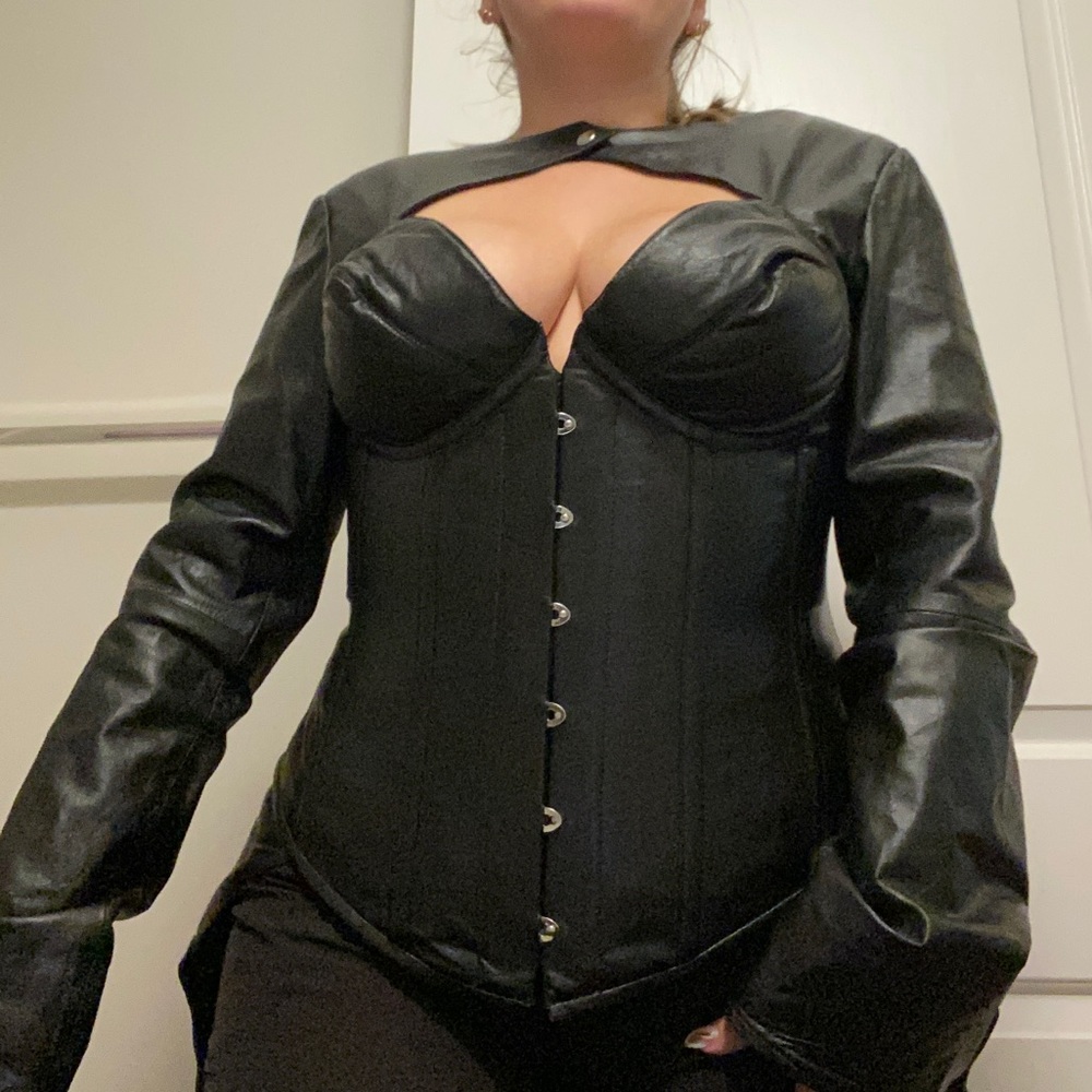 Custom Leather corset